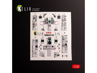 Tornado IDS - interior 3D decals for Italeri kit 