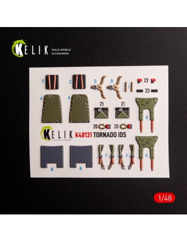 Tornado IDS - interior 3D decals for Italeri kit 