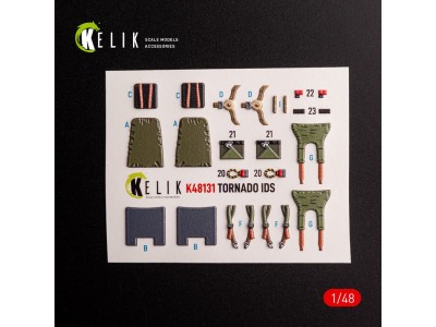 Tornado IDS - interior 3D decals for Italeri kit 