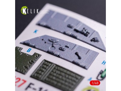 F-16CJ - interior 3D decals for Tamiya kit 