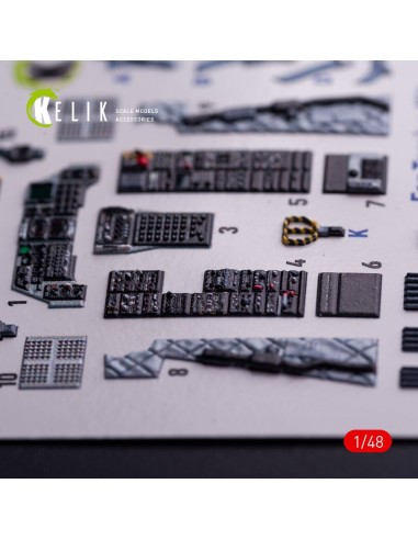 A-10A - interior 3D decals for Tamiya kit 