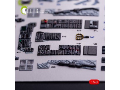 A-10A - interior 3D decals for Tamiya kit 