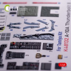 A-10A - interior 3D decals for Tamiya kit  2