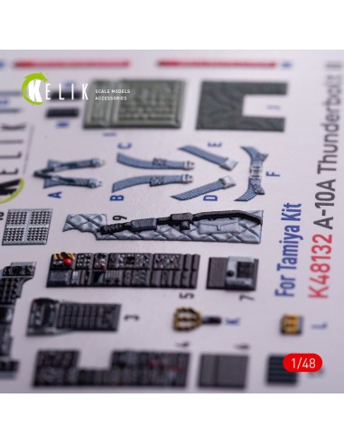 A-10A - interior 3D decals for Tamiya kit 