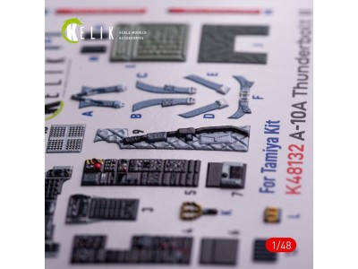 A-10A - interior 3D decals for Tamiya kit 