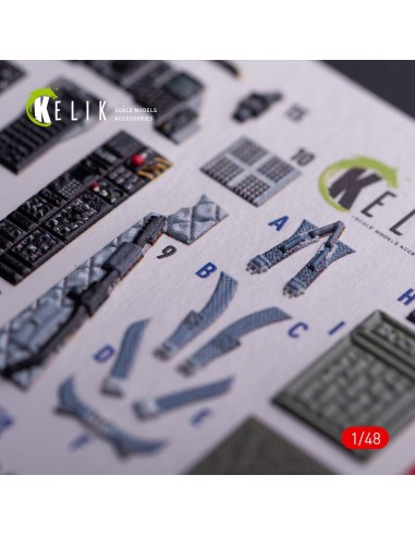 A-10A - interior 3D decals for Tamiya kit 
