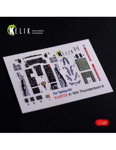A-10A - interior 3D decals for Tamiya kit 