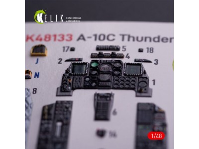 A-10C - interior 3D decals for GWH kit 