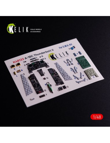A-10C - interior 3D decals for GWH kit 