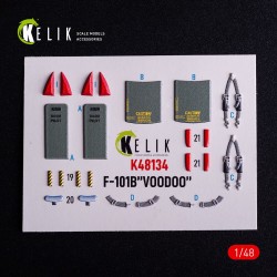 F-101B VooDoo - interior 3D decals for Zimi Model/KittyHawk kit  2