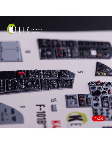 F-101B VooDoo - interior 3D decals for Zimi Model/KittyHawk kit 