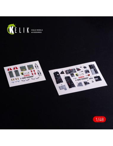 F-101B VooDoo - interior 3D decals for Zimi Model/KittyHawk kit 