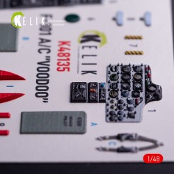 F-101A/C VooDoo - interior 3D decals for Zimi Model/KittyHawk kit 