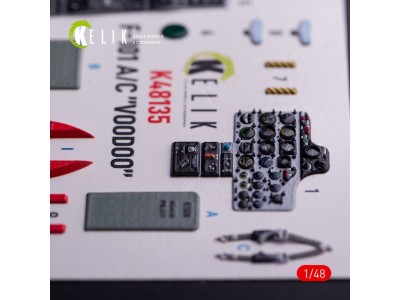 F-101A/C VooDoo - interior 3D decals for Zimi Model/KittyHawk kit 