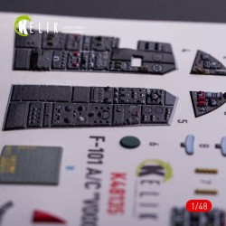F-101A/C VooDoo - interior 3D decals for Zimi Model/KittyHawk kit  2