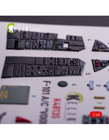 F-101A/C VooDoo - interior 3D decals for Zimi Model/KittyHawk kit 