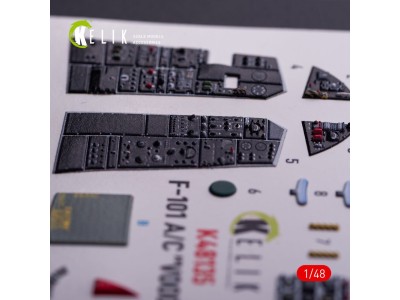 F-101A/C VooDoo - interior 3D decals for Zimi Model/KittyHawk kit 