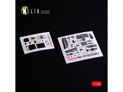 Mig-29C (9-13) Fulcrum interior 3D decals for GWH 