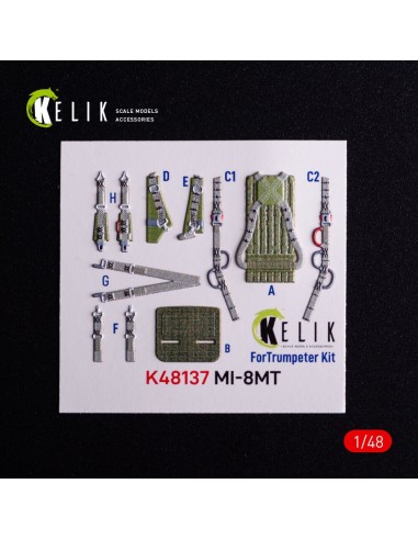 Mi-8MT - interior 3D decals for Trumpeter kit 