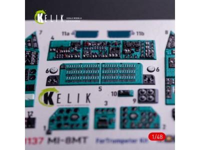 Mi-8MT - interior 3D decals for Trumpeter kit 