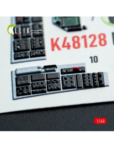 F-16F Block 60 - interior 3D decals for Hasegawa kit 