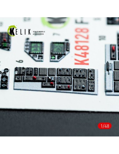 F-16F Block 60 - interior 3D decals for Hasegawa kit 