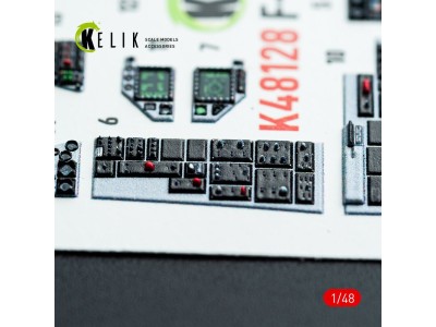 F-16F Block 60 - interior 3D decals for Hasegawa kit 