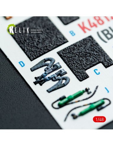 F-16F Block 60 - interior 3D decals for Hasegawa kit 