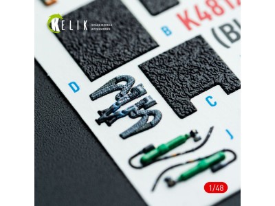 F-16F Block 60 - interior 3D decals for Hasegawa kit 
