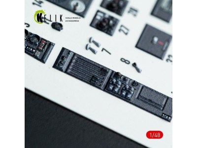 Do-217 K/M - interior 3D decals for ICM kit 