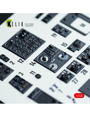 Do-217 K/M - interior 3D decals for ICM kit 