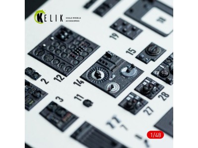 Do-217 K/M - interior 3D decals for ICM kit 