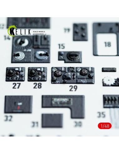 Do-217 K/M - interior 3D decals for ICM kit 