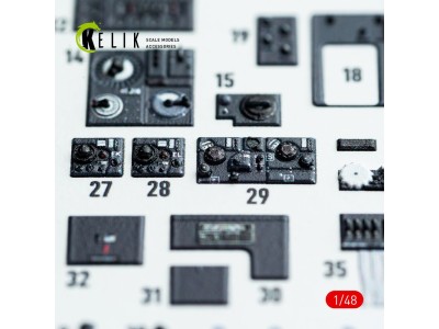 Do-217 K/M - interior 3D decals for ICM kit 