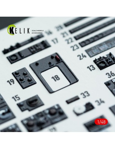 Do-217 K/M - interior 3D decals for ICM kit 