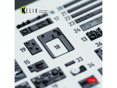 Do-217 K/M - interior 3D decals for ICM kit 