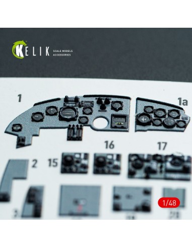 Do-217 N/J - interior 3D decals for ICM kit 