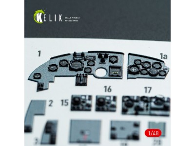 Do-217 N/J - interior 3D decals for ICM kit 