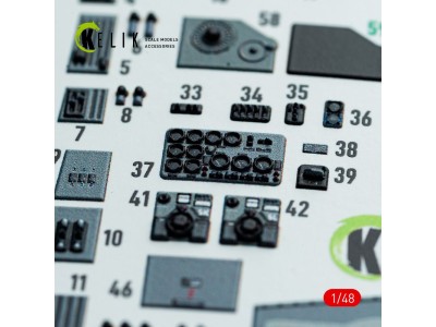 Do-217 N/J - interior 3D decals for ICM kit 