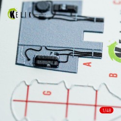 AV-8B Harrier - interior 3D decals for Hasegawa kit  2