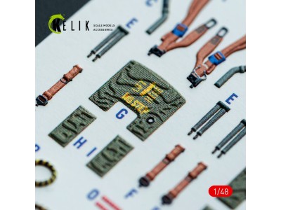 RF-4E - interior 3D decals for Hasegawa kit 