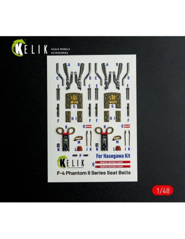 F-4E - interior 3D decals for Hasegawa kit 