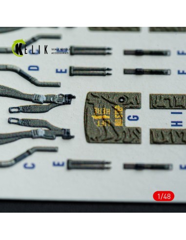 F-4E - interior 3D decals for Hasegawa kit 