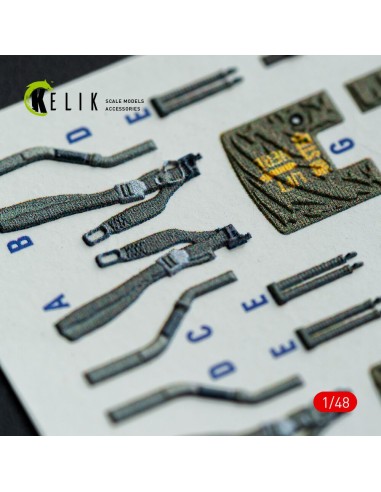 F-4E - interior 3D decals for Hasegawa kit 