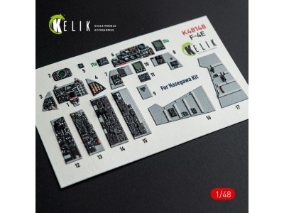 F-4E - interior 3D decals for Hasegawa kit 