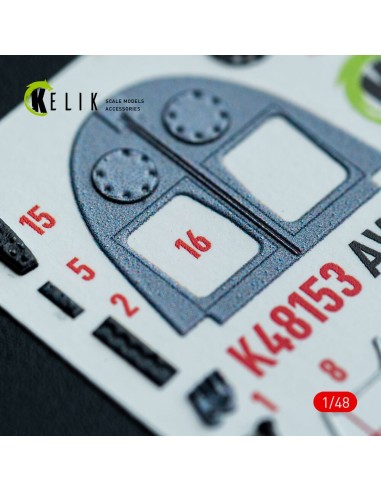 AV-8A HARRIER (Late) - interior 3D decals for Kinetic kit 