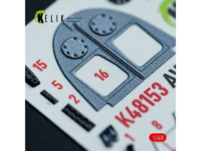 AV-8A HARRIER (Late) - interior 3D decals for Kinetic kit 