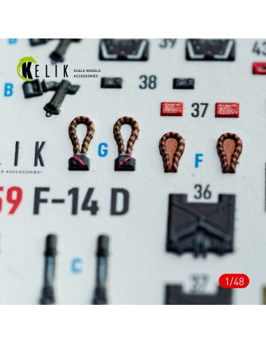 F-14D - interior 3D decals for GWH kit 