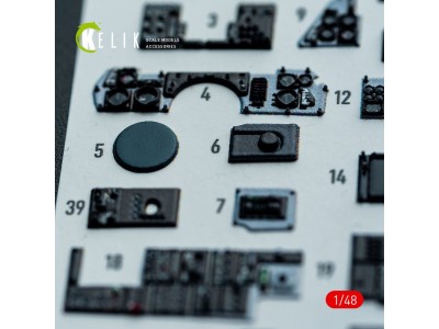 F-14A - interior 3D decals for Hasegawa kit 