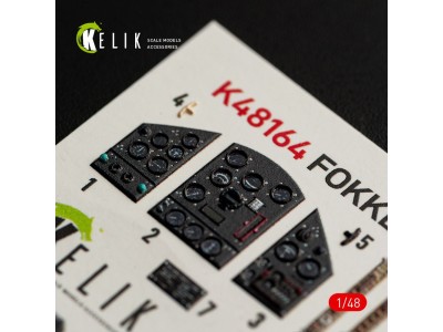FOKKER D.XXI - interior 3D decals for Special Hobby kit 